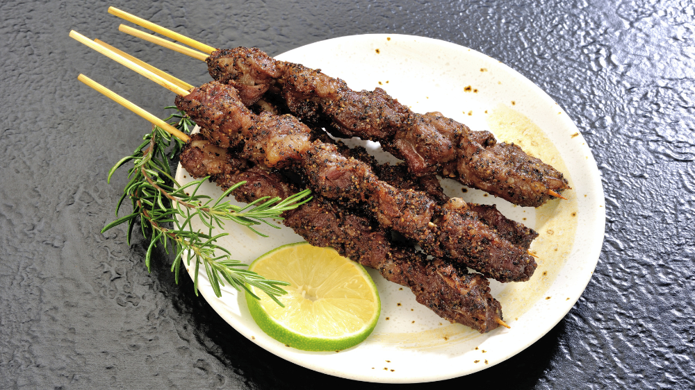 Moroccan Spiced Lamb Kabobs – BEAR GRILL