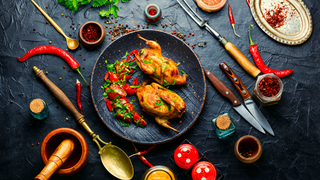 Grilled Quail with Honey Glaze