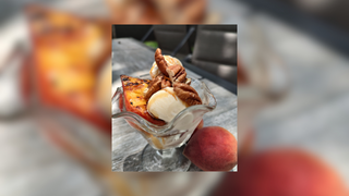 Grilled Peach Sundae